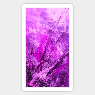 Bright Splash Abstract digitally enhanced painting 3 Sticker